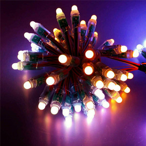 5v 12mm led ws2811 modulo pixel 50 nodo/stringa digitale rgb a colori impermeabile ip68 stringa led per lettere segno