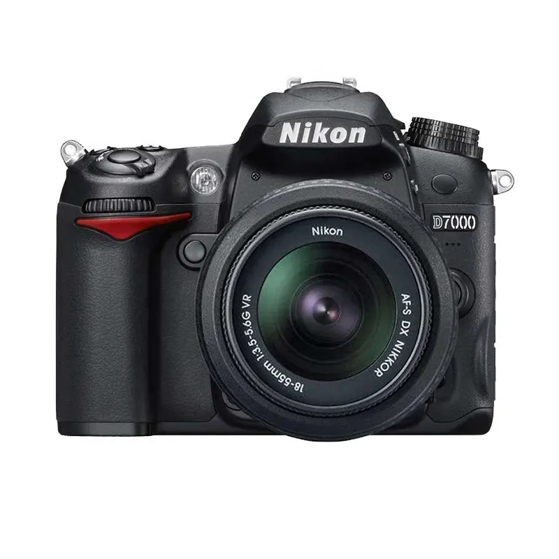 Fotocamera digitale professionale SLR HD di marca di alta qualità ed economica D7000 con obiettivo anti-vibrazione 18-55VR fotocamera professionale usata