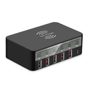 2024 100W Quick Charge 3.0 USB Fast Charging Station 6-Port Multiport Speed <strong>Charger</strong> for Android Electric PD Quick Fast <strong>Charger</strong> - Product Image 2