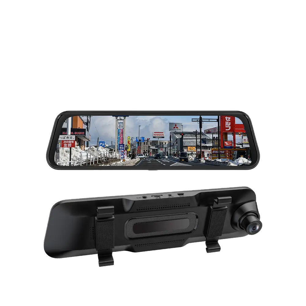 Universal 10 Zoll Spiegel Touchscreen Dashcam 4k 1080p Dual Lens Dash Cam WIFI Auto DVR Kamera