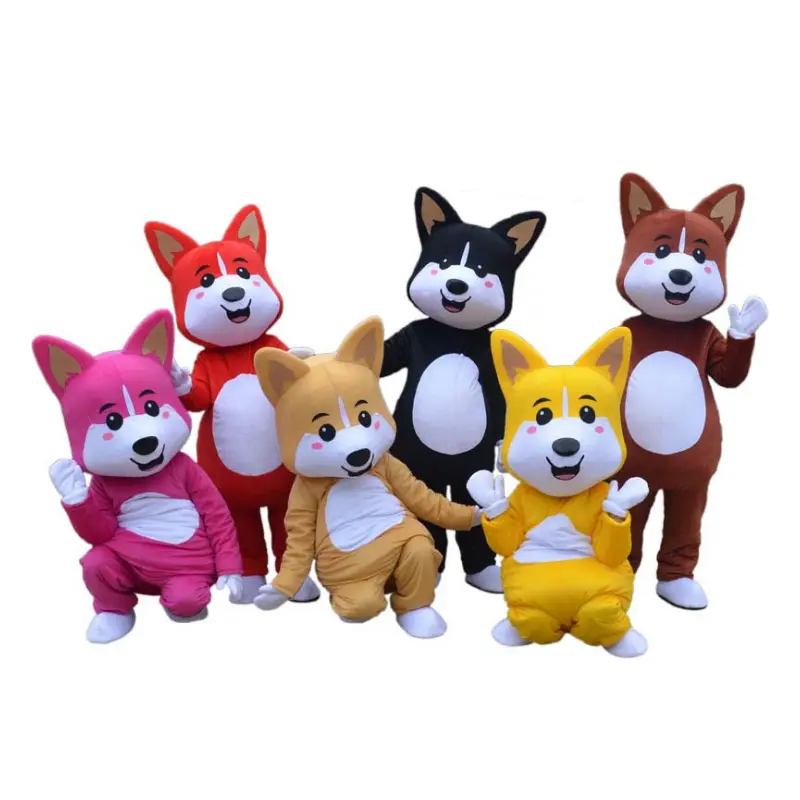 High quality fashion design oem cheap character cute plush promotion advertising cartoon animal mascots costumes