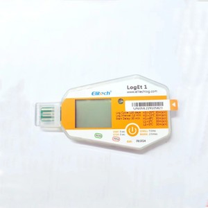 LogEt 1 Pantalla LCD Registrador de datos de temperatura de un solo uso Registrador de datos de temperatura USB