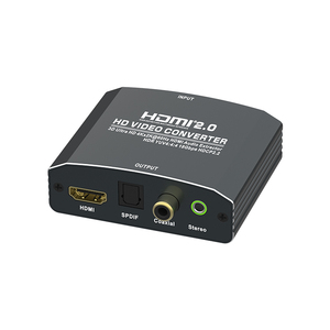 18Gbps for <strong>HDMI</strong> to for <strong>HDMI</strong> Audio Extractor with Stereo Downmix 4K60Hz ARC CEC HDR 3.5mm Analog Audio Converter for Home Theater - Product Image 2