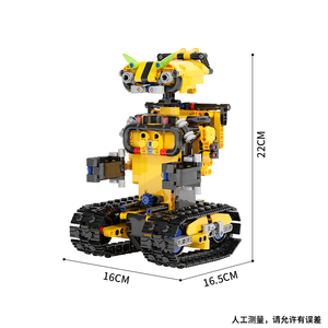 Giocattolo educativo Flytec Building Block giocattolo Robot RC con funzione programma App giocattolo modello 2 in1 per bambini