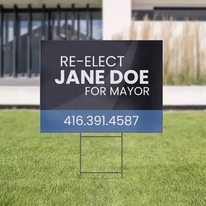 Chất lượng cao ngoài trời Cuộc Bầu Cử Chiến Dịch Chính Trị sân cỏ dấu hiệu UV in ấn lõi sáo PP rỗng Hội Đồng Quản trị 18x24 với h-cổ phần - Product Image 6