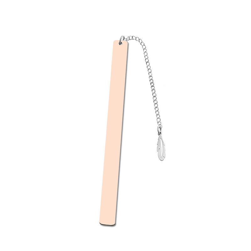Single side bright rose gold