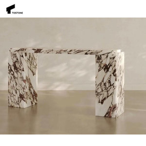 Tostone nội thất đồ nội thất calacatta Viola đá cẩm thạch tự nhiên lối vào giao diện điều khiển bảng cho lối vào phòng khách nhà biệt thự trang trí - Product Image 1