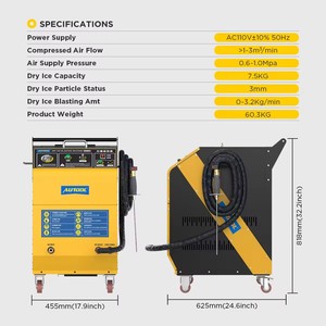 工厂autol HTS708 110V 220V脱碳干冰爆破汽车发动机碳清洗机清洁剂适用于所有汽车 - Product Image 3