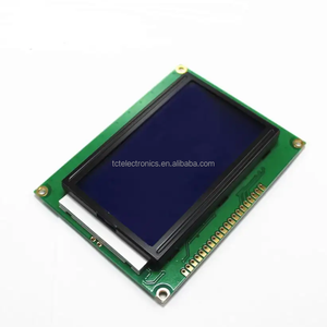 Alta qualità 12864B LCD 128x64 caratteri 12864B 5V schermo blu retroilluminazione modulo Monitor LCD LCD 12864 grossista - Product Image 3