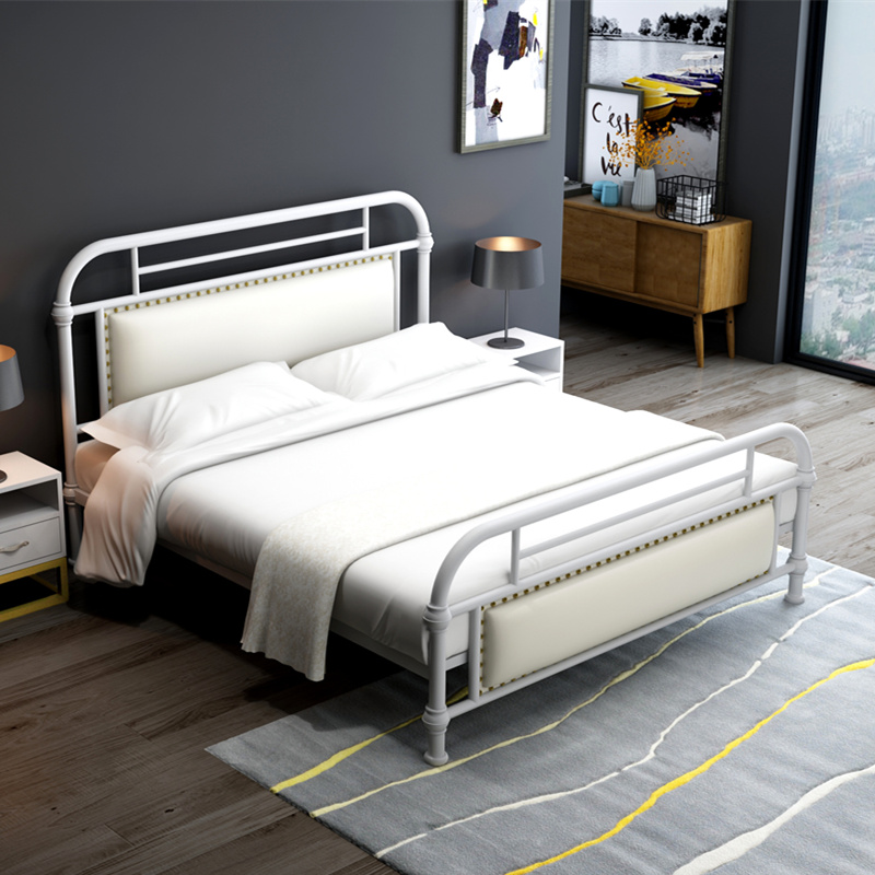 Haut de lit blanc (sans matelas)