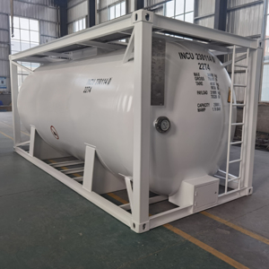 ถังน้ํามันเชื้อเพลิง ISO ขนาด 25000 ลิตรแบบพกพา T4 20 ฟุตเพื่อขนส่งดีเซลและเบนซิน - Product Image 1