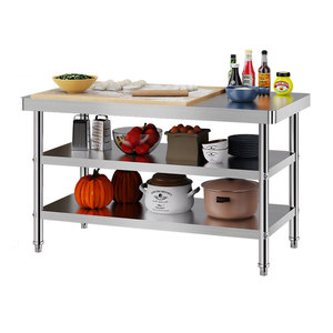 Другие товары для отелей и ресторанов, кухонные столы из нержавеющей стали, свободно стоящие кухонные шкафы для хранения - Product Image 4