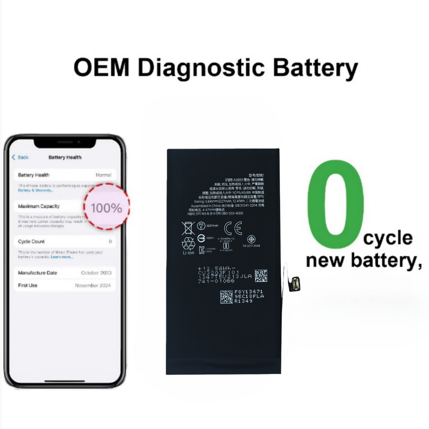 Para iPhone 13 3740mah