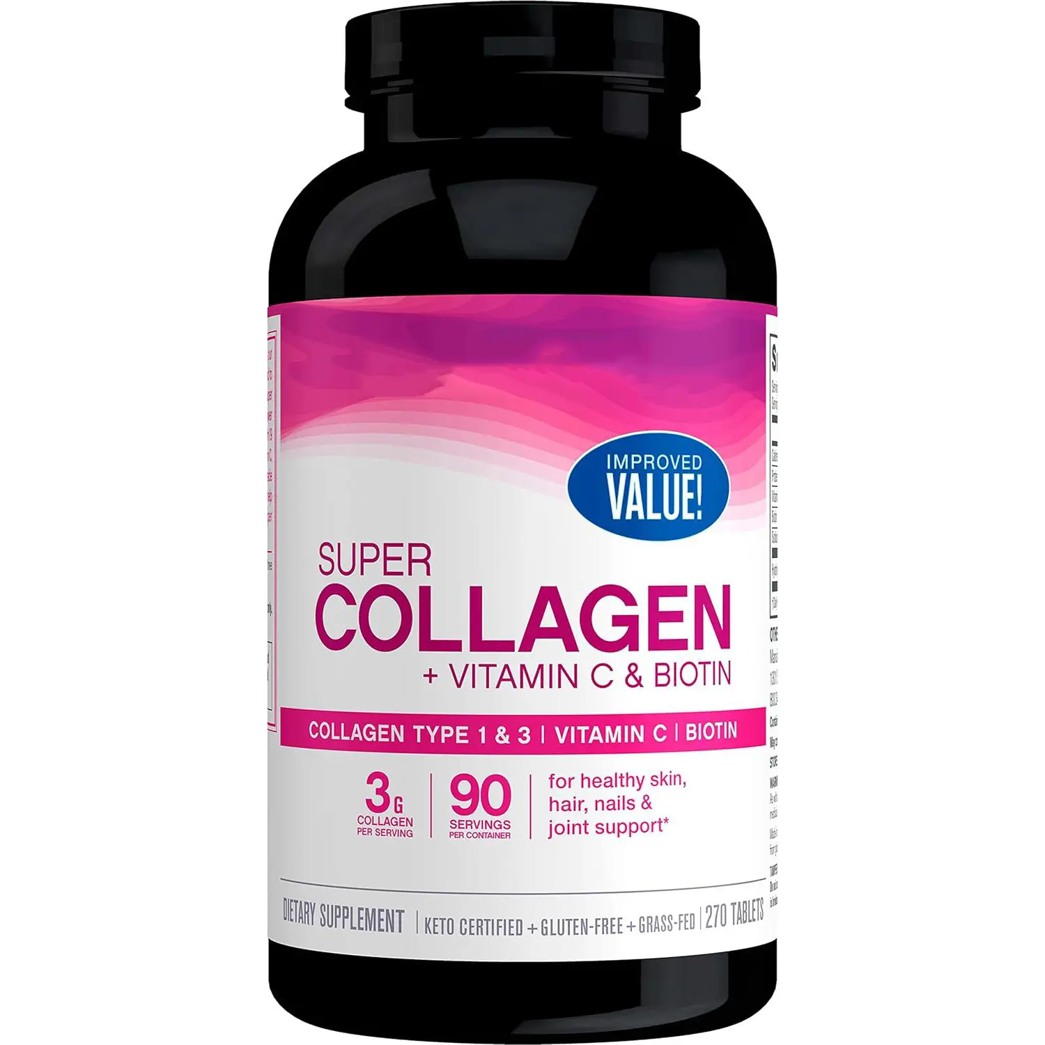 Suplemen kapsul diet tablet protein kolagen kualitas super tinggi