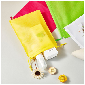 Bolsa de polvo de tela no tejida con cordón reutilizable personalizada, funda de zapatos no tejida ecológica, bolsa de almacenamiento, bolsa con cordón no tejido - Product Image 3