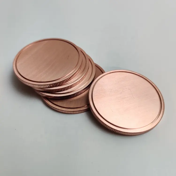 Monedas personalizadas de latón macizo, directamente de fábrica, tamaño Premium