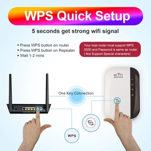 Bộ Khuếch Đại Tín Hiệu Mở Rộng Wifi Mini Bộ Khuếch Đại Wifi 802.11N Bộ Lặp Wifi 300Mbps Bộ Định Tuyến Wps Bộ Lặp Không Dây 300Mbps - Product Image 5
