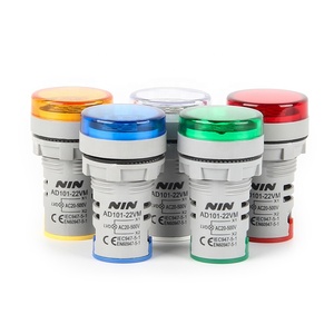 NIN Mini visualizzatore digitale indicatore misuratore monofase voltmetro con la misurazione della temperatura alimentazione elettrica DC/AC - Product Image 4