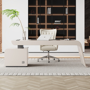 Muebles de oficina para el hogar Escritorio de estudio de computadora Mesa de oficina multifuncional moderna con cajones Escritorio ejecutivo - Product Image 2