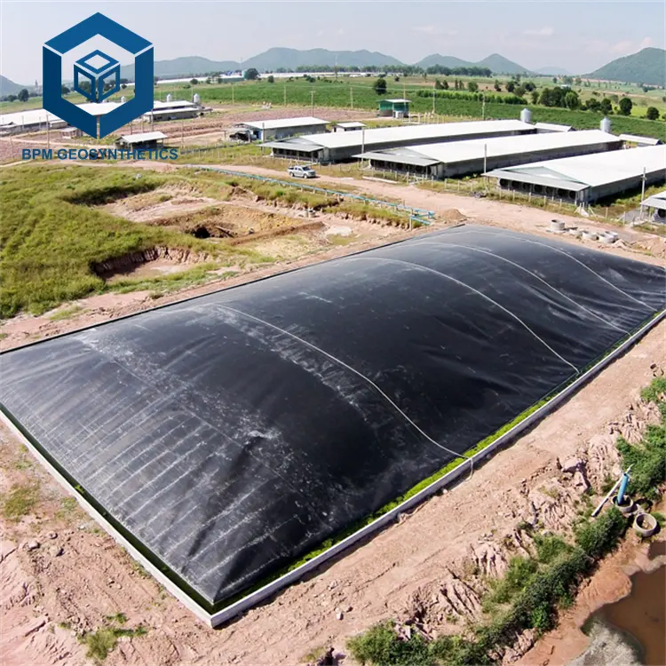 1.5mm 2mm HDPE EVA EPDM PVC Waterproof Geomembrane Plastic Pond Liner for Fish Pond Landfill Dam Mining Lagoon