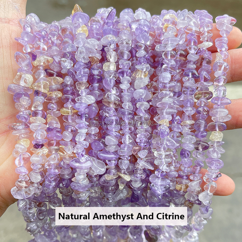 Natural Amethyst And Citrine