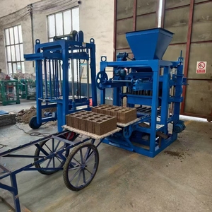 Línea de producción de bloques huecos de hormigón semiautomática pequeña, maquinaria de fabricación de ladrillos de construcción de cemento, máquina para fabricar bloques de palés - Product Image 6