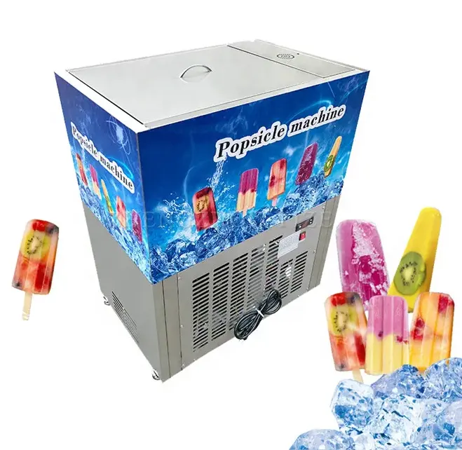 Máquina para hacer polos de helado, máquina comercial para hacer polos de helado automática, moldes pequeños, aprobado por la Ce, de EE. UU.