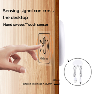 Dimmbarer 5V USB-Berührungs sensorsc halter aus Holz Durchdringbarer Schalter Sensor LED-Dimmer-Steuersc halter für Smart Home LED-Licht leiste - Product Image 2