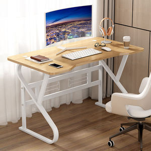Hot Sales Modern Simple Wooden <strong>Computer</strong> Desk Metal Anti-collision <strong>Table</strong> Modern Study Desk Office <strong>Computer</strong> Desks - Product Image 4