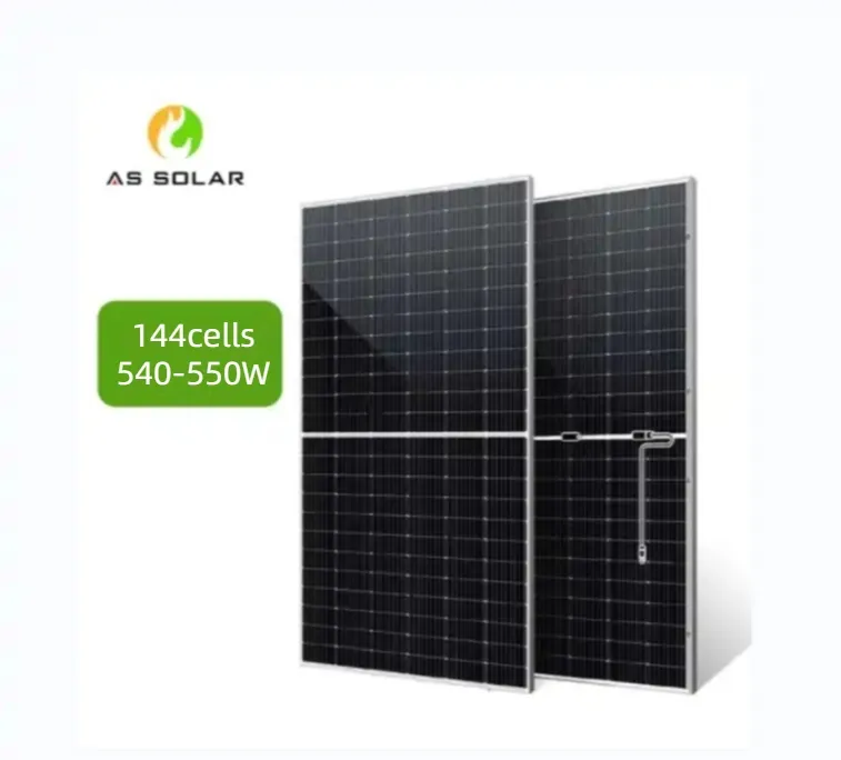 Scharfes Solar panel gestiegen Solar panel von Paletten 540W 550W Outdoor-PV-Modul