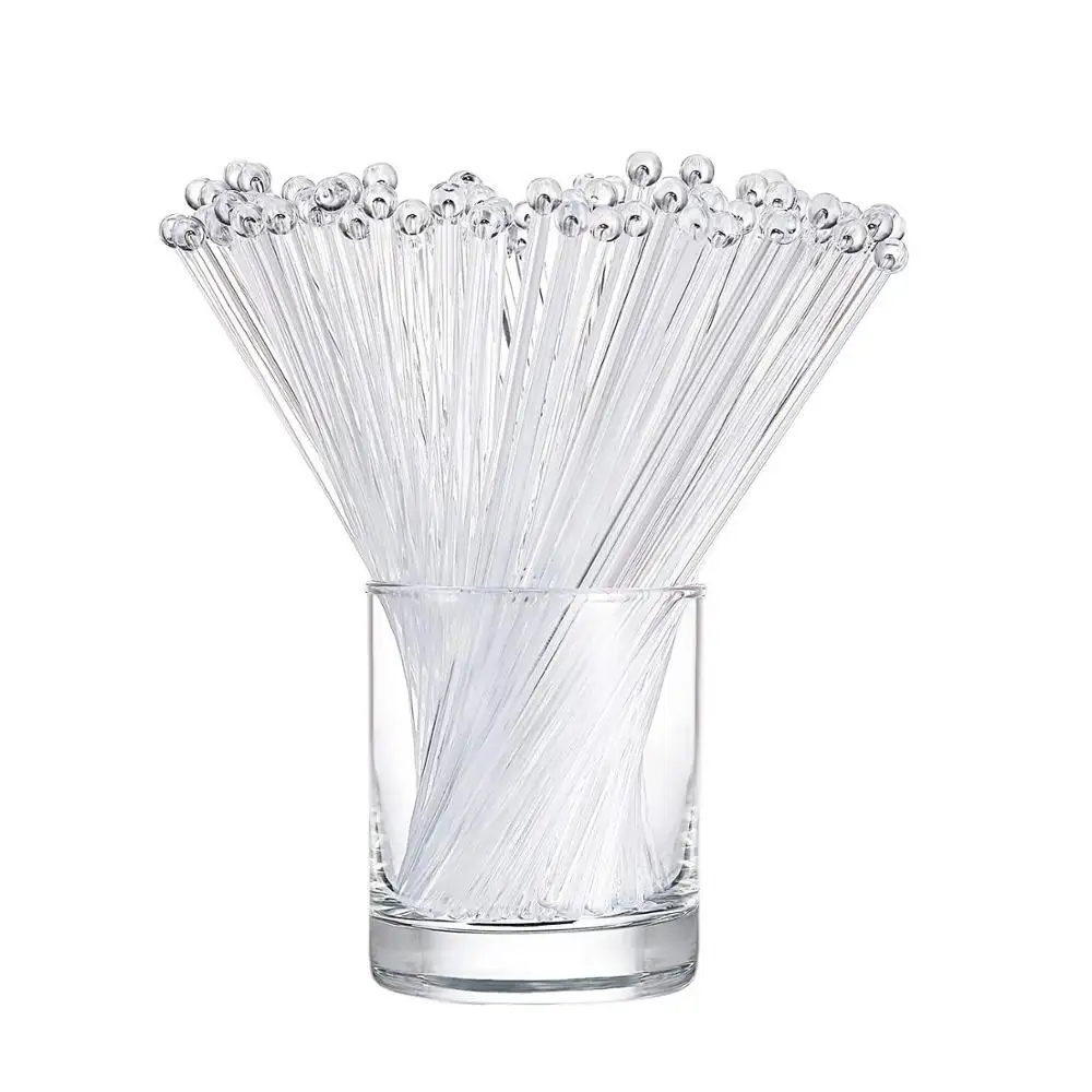 Chất Lượng Rõ Ràng Swizzle Sticks Uống Khuấy Nhựa Stick Cocktail Khuấy Lý Tưởng Cho Bar Và Khách Sạn Lô Bộ