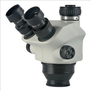 工业检测用三目显微镜7X-50X，带144发光二极管环形灯和0.5X CTV - Product Image 3