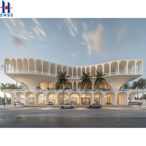Estructura de acero pesado prefabricado Edificio comercial/Centro comercial-Diseño personalizable, alta capacidad de carga - Product Image 2