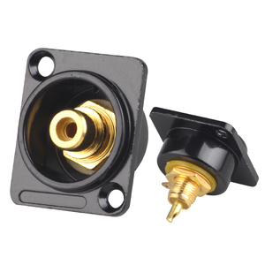 New Module D Type Connector Rca Audio Video Connectors Rca Audio Socket Video Audio Cable Adapter Module - Product Image 1