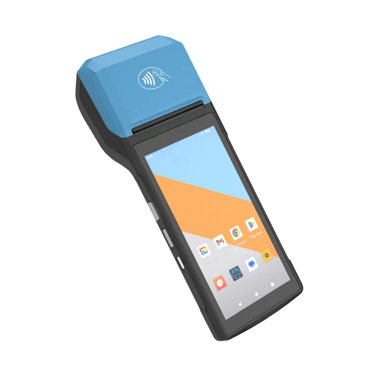 Sistema di punti vendita Mobile 5.5 pollici Touch Screen palmare prepagato scheda ricarica macchina con stampante integrata S81