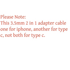 <strong>2</strong> in <strong>1</strong> <strong>USB</strong> C to 3.5mm Headphone Jack Adapter 8pin to 3.5mm Headphone Jack Adapter for iPhone 14 13 Pro Max Samsung Google Pixel - Product Image 2