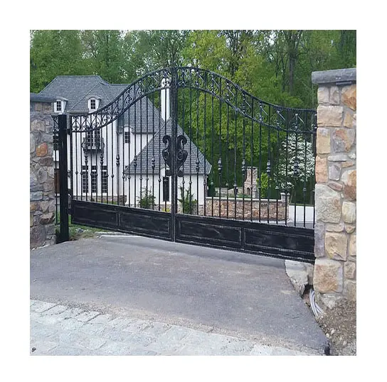 Manor Garden Smart Gates Puerta clásica ornamental de hierro forjado con rendimiento de seguridad duradero para exteriores