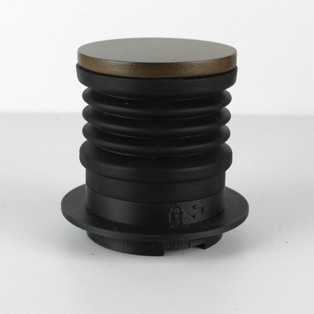 Tapa de madera negra