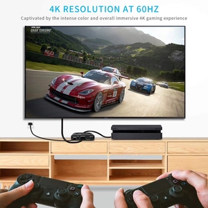 Conmutador Justlink 3x1 HDMI 4K 2.0b 18Gbps HDR Switch Audio Video 3 Entrada a 1 Salida con Control Remoto para PS4 XBOX STB PC