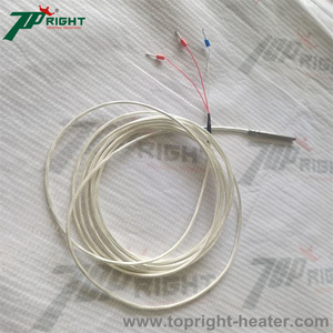 B级和1m电缆中的探头4 * 50毫米Rtd Pt100温度传感器 - Product Image 2