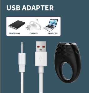 أوديكو قوية للرجال حلقة قضيب كبيرة هزازة الاستمناء حلقة الديك تهتز للأزواج الذكور - Product Image 3