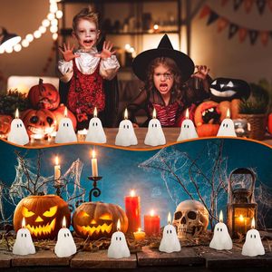 Hot Bán Halloween Ma Nến Ma Hình Trang Trí Nội Thất Nến Tùy Chỉnh Vui Vẻ Mặt Nến Trang Trí Nội Thất Advent Lịch - Product Image 5