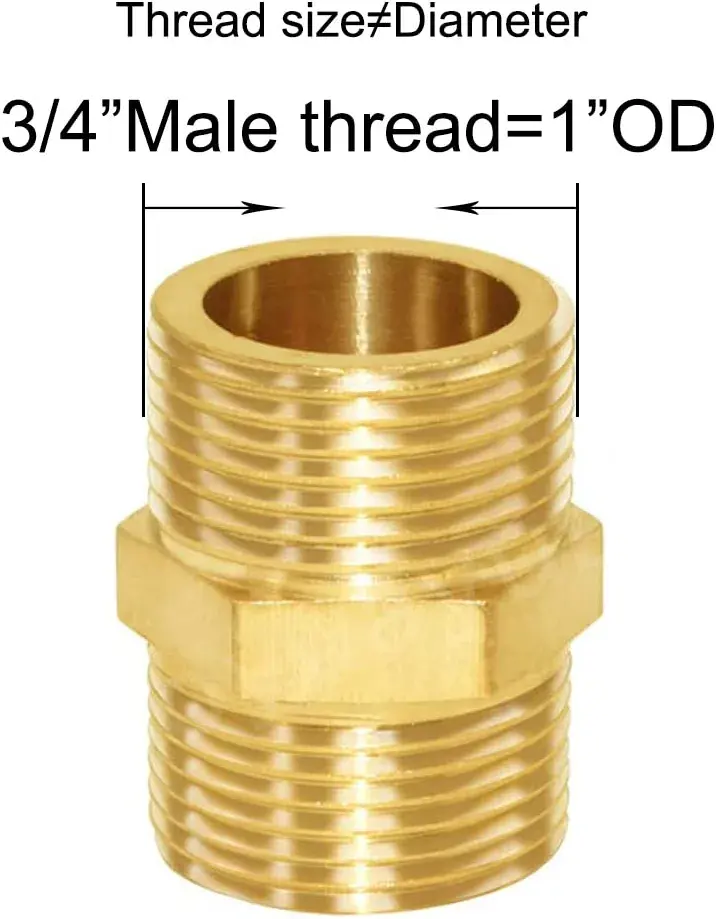 Nữ ống 1/2 ''nptf Nam x 1/2'' Brass tái sử dụng phù hợp adapter