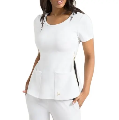 2023 MIPIN 숙녀 호텔 디자인 유니폼 접수 튜닉 스파 유니폼 미용실 스파 유니폼