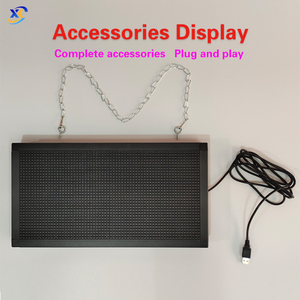 Fiyat ucuz tam renkli LED ekran durak şarj hazinesi USB güç kaynağı küçük elektronik ekran cep telefonu kelime değişikliği - Product Image 5