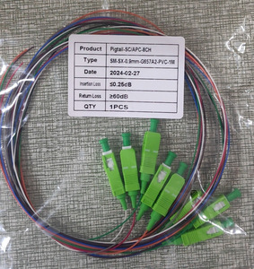 Sc Apc konnektörü ile fiberoptik kablo ayırıcı 0.9Mm Fc Mini 1X2 1X4 1X8 Plc Splitter - Product Image 5