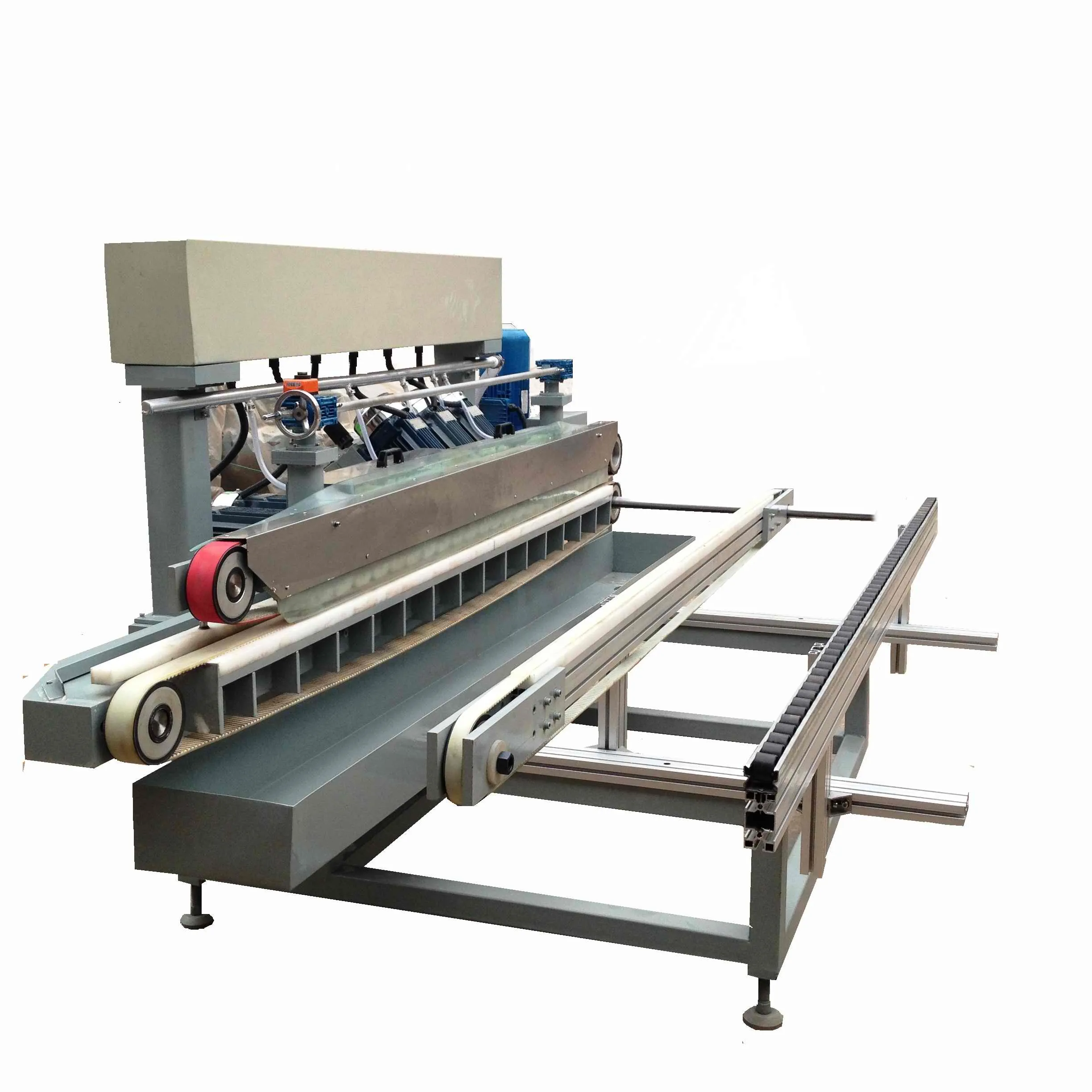 Ruilong máquina de moagem de borda de vidro cnc, automática, com função de polimento de trituração