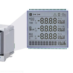 Nuovo personalizzato OEM ODM FSTN bianco nero 7 segmento schermo display LCD per misuratore di energia supporto linguaggio personalizzato, colore, dimensioni, tensione