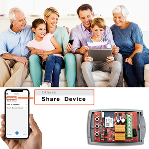 Ricevitore telecomando universale per cancello del Garage 433MHz 433.92MHz interruttore fisso Rolling Code 2CH 85-250V per Tuya WIFI SmartLife - Product Image 5