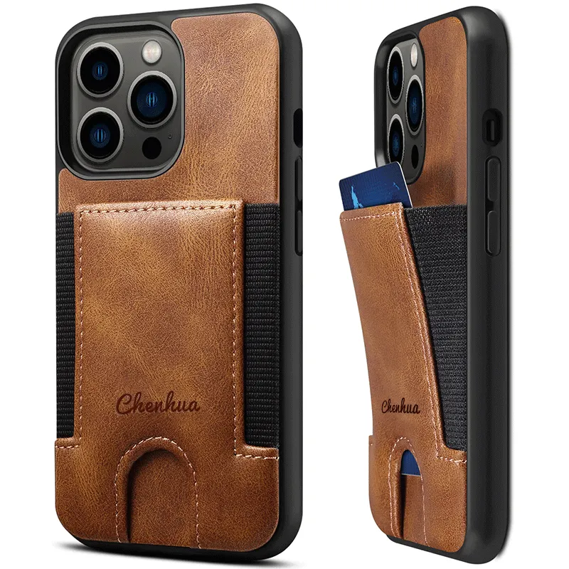 2022 yeni tasarım Pu deri telefon kılıfı ile kartlıklı cüzdan Iphone için kılıf 12 13 Pro Max cep telefonu kılıfı çanta